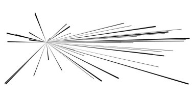 Dinamik, eksantrik dinamik çizgi roman patlaması, aksiyon çizgileri. Patlama, ışıltı, kıvılcım. Radyal, yayılan çizgiler hisse senedi vektör çizimleri, klip- sanat grafikleri.