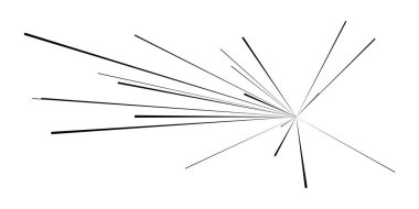 Dinamik, eksantrik dinamik çizgi roman patlaması, aksiyon çizgileri. Patlama, ışıltı, kıvılcım. Radyal, yayılan çizgiler hisse senedi vektör çizimleri, klip- sanat grafikleri.