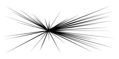 Dinamik, eksantrik dinamik çizgi roman patlaması, aksiyon çizgileri. Patlama, ışıltı, kıvılcım. Radyal, yayılan çizgiler hisse senedi vektör çizimleri, klip- sanat grafikleri.
