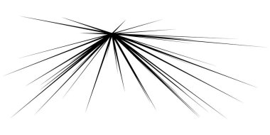 Dinamik, eksantrik dinamik çizgi roman patlaması, aksiyon çizgileri. Patlama, ışıltı, kıvılcım. Radyal, yayılan çizgiler hisse senedi vektör çizimleri, klip- sanat grafikleri.