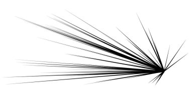 Dinamik, eksantrik dinamik çizgi roman patlaması, aksiyon çizgileri. Patlama, ışıltı, kıvılcım. Radyal, yayılan çizgiler hisse senedi vektör çizimleri, klip- sanat grafikleri.