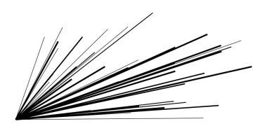 Dinamik, eksantrik dinamik çizgi roman patlaması, aksiyon çizgileri. Patlama, ışıltı, kıvılcım. Radyal, yayılan çizgiler hisse senedi vektör çizimleri, klip- sanat grafikleri.