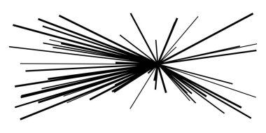 Dinamik, eksantrik dinamik çizgi roman patlaması, aksiyon çizgileri. Patlama, ışıltı, kıvılcım. Radyal, yayılan çizgiler hisse senedi vektör çizimleri, klip- sanat grafikleri.