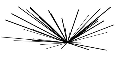 Dinamik, eksantrik dinamik çizgi roman patlaması, aksiyon çizgileri. Patlama, ışıltı, kıvılcım. Radyal, yayılan çizgiler hisse senedi vektör çizimleri, klip- sanat grafikleri.