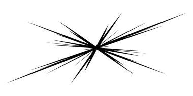 Dinamik, eksantrik dinamik çizgi roman patlaması, aksiyon çizgileri. Patlama, ışıltı, kıvılcım. Radyal, yayılan çizgiler hisse senedi vektör çizimleri, klip- sanat grafikleri.