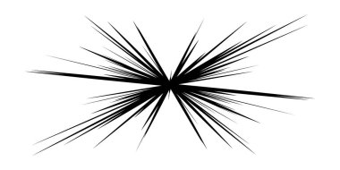 Dinamik, eksantrik dinamik çizgi roman patlaması, aksiyon çizgileri. Patlama, ışıltı, kıvılcım. Radyal, yayılan çizgiler hisse senedi vektör çizimleri, klip- sanat grafikleri.