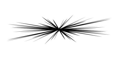 Dinamik, eksantrik dinamik çizgi roman patlaması, aksiyon çizgileri. Patlama, ışıltı, kıvılcım. Radyal, yayılan çizgiler hisse senedi vektör çizimleri, klip- sanat grafikleri.