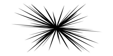 Dinamik, eksantrik dinamik çizgi roman patlaması, aksiyon çizgileri. Patlama, ışıltı, kıvılcım. Radyal, yayılan çizgiler hisse senedi vektör çizimleri, klip- sanat grafikleri.