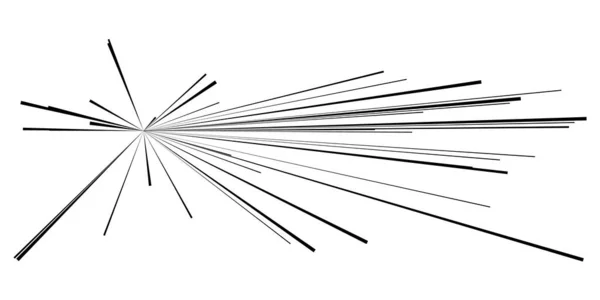 Dynamiczny Ekscentryczny Dynamiczny Wybuch Komiksu Linie Szlaków Akcji Eksplozja Iskra — Wektor stockowy