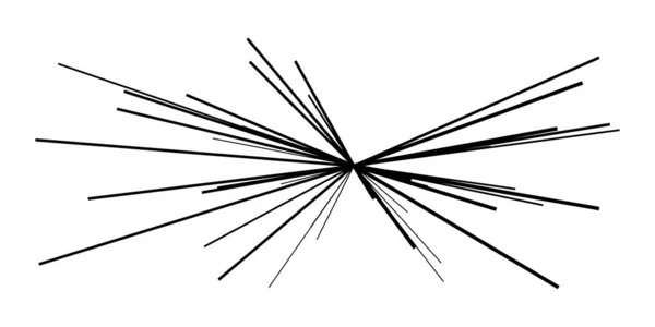 动态的 古怪的 动态的 动态的 动作轨迹线 星星之火径向 辐射线存量矢量图解 剪贴画 — 图库矢量图片