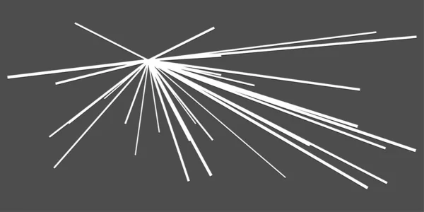 Dinâmica Dinâmica Excêntrica Explosão Cômica Linhas Trilha Ação Explosão Brilho — Vetor de Stock