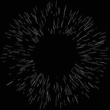 Radyal, yayılan dinamik ışınlar, ışınlama hatları. Yıldız patlaması, güneş patlaması elementi. Parlatıcı, ışıltı efekti. Parıltı, parıltı, parıltı, parıltı tasarımı