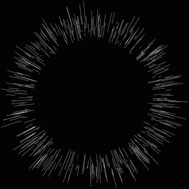 Radyal, yayılan dinamik ışınlar, ışınlama hatları. Yıldız patlaması, güneş patlaması elementi. Parlatıcı, ışıltı efekti. Parıltı, parıltı, parıltı, parıltı tasarımı