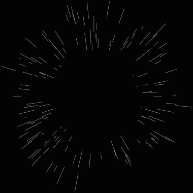 Radyal, yayılan dinamik ışınlar, ışınlama hatları. Yıldız patlaması, güneş patlaması elementi. Parlatıcı, ışıltı efekti. Parıltı, parıltı, parıltı, parıltı tasarımı