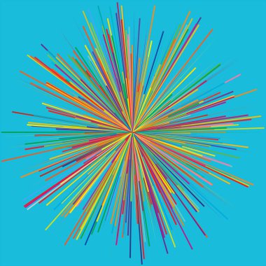 Radyal, yayılan dinamik ışınlar, ışınlama hatları. Yıldız patlaması, güneş patlaması elementi. Parlatıcı, ışıltı efekti. Parıltı, parıltı, parıltı, parıltı tasarımı