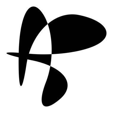 Rastgele kıvrımlı, kıvrımlı, serbest ve soyut şekiller. Kıvır, kıvır, kıvır, deformasyon efekti öğesi