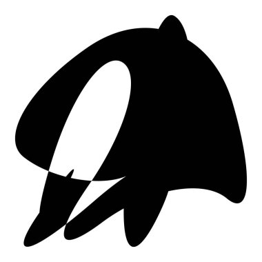 Rastgele kıvrımlı, kıvrımlı, serbest ve soyut şekiller. Kıvır, kıvır, kıvır, deformasyon efekti öğesi