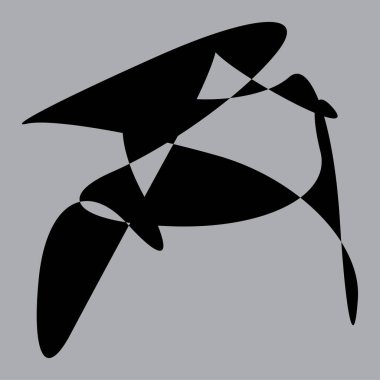 Rastgele kıvrımlı, kıvrımlı, serbest ve soyut şekiller. Kıvır, kıvır, kıvır, deformasyon efekti öğesi