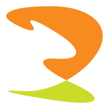 Rastgele kıvrımlı, kıvrımlı, serbest ve soyut şekiller. Kıvır, kıvır, kıvır, deformasyon efekti öğesi