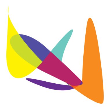 Rastgele kıvrımlı, kıvrımlı, serbest ve soyut şekiller. Kıvır, kıvır, kıvır, deformasyon efekti öğesi