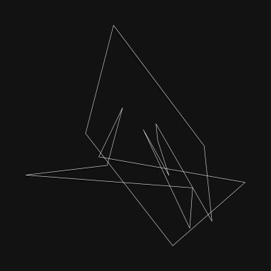 Sivri uçlu, yırtık, kırık, kıymık şeklinde, tasarım elementi. Rastgele geometrik, açısal soyut sanat