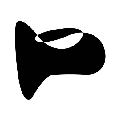 Rastgele kıvrımlı, kıvrımlı, serbest ve soyut şekiller. Kıvır, kıvır, kıvır, deformasyon efekti öğesi