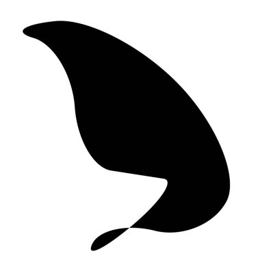 Rastgele kıvrımlı, kıvrımlı, serbest ve soyut şekiller. Kıvır, kıvır, kıvır, deformasyon efekti öğesi