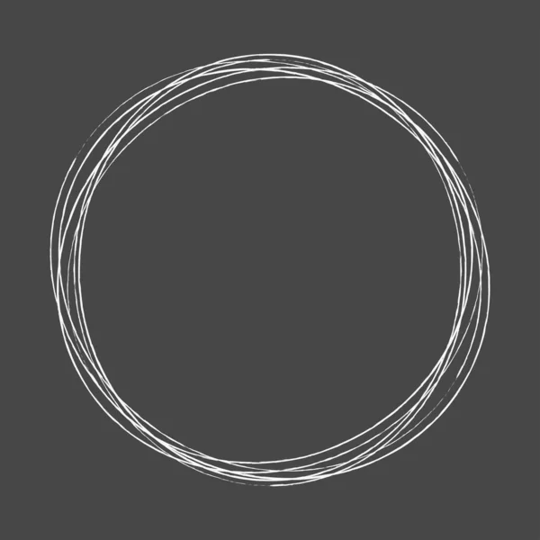 Skizzieren Kritzeln Skizzieren Grobe Linien Ziehen Kreise Skizze Handgezeichnet Feder — Stockvektor