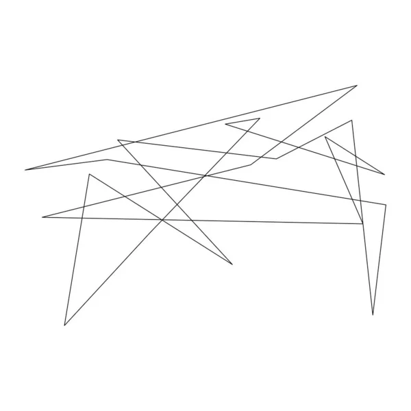 Edgy Ruptured Shatter Splinter Shape Design Element Random Geometric Angular — Stock Vector