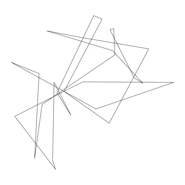 Fracture Rupture Éclatement Éclatement Élément Design Art Abstrait Angulaire Géométrique — Image vectorielle