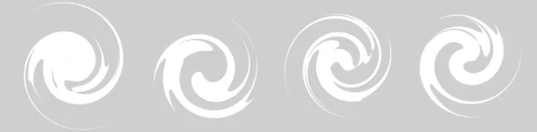 Спиральная Вихревая Вихревая Вихревая Наборы Инвентарных Векторных Иллюстраций Клип Арт — стоковый вектор