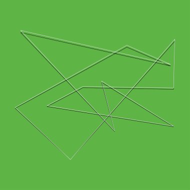 Sivri uçlu, yırtık, kırık, kıymık şeklinde, tasarım elementi. Rastgele geometrik, açısal soyut sanat