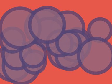 Rastgele daireler, ovaller, elipsler renkli, çok renkli, soyut arka plan, desen, doku. Yayılmış polikromatik çemberler hisse senedi vektör çizimi, klip- sanat grafikleri.