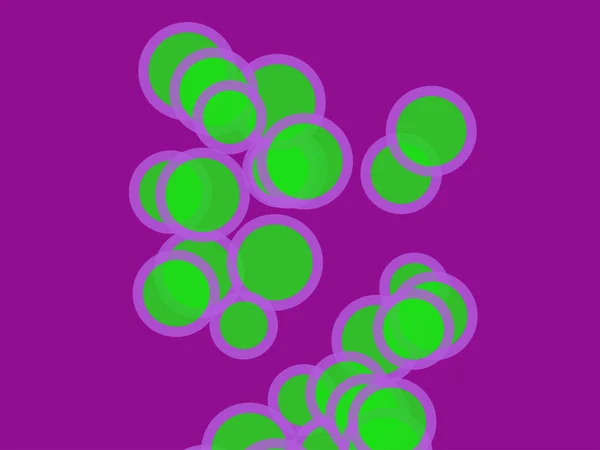 Cercles Aléatoires Ovales Ellipses Colorées Fond Abstrait Multicolore Motif Texture — Image vectorielle