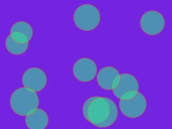 Willekeurige Cirkels Ovalen Ellipsen Kleurrijke Veelkleurige Abstracte Achtergrond Patroon Textuur — Stockvector