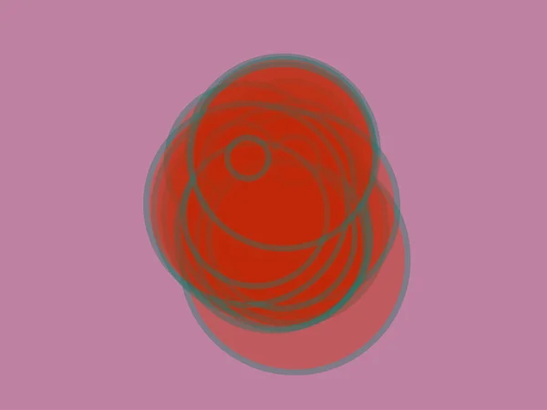 Willekeurige Cirkels Ovalen Ellipsen Kleurrijke Veelkleurige Abstracte Achtergrond Patroon Textuur — Stockvector