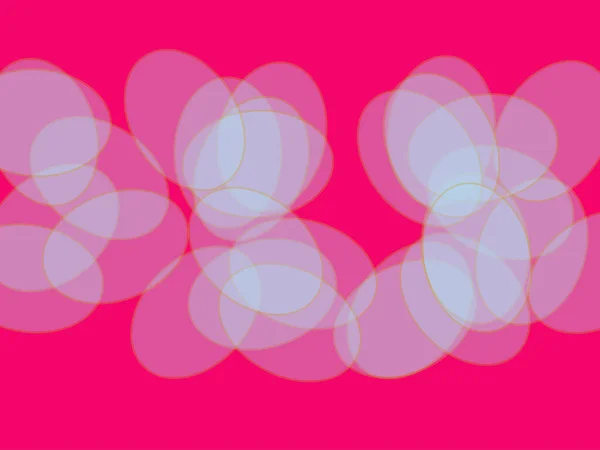 Случайные Круги Овалы Эллипсы Красочные Многоцветный Абстрактный Фон Узор Текстура — стоковый вектор