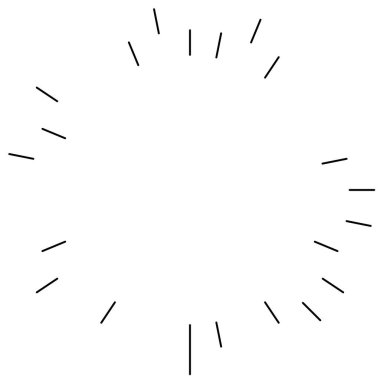 Radikal, yayılan çizgiler. Parılda, parılda, parılda ve ışılda. Yıldız patlaması, güneş patlaması, emisyon tasarımı element vektör çizimi, klip- sanat grafikleri.