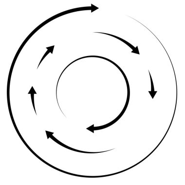 Renkli dairesel, oklu eşmerkezli çemberler. Radikal, yayılan ok çizgileri. Girdaplar, girdaplar, girdaplar, girdaplar, girdaplar, girdaplar ve girdaplar..
