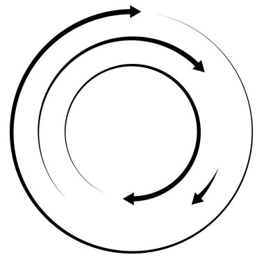 Renkli dairesel, oklu eşmerkezli çemberler. Radikal, yayılan ok çizgileri. Girdaplar, girdaplar, girdaplar, girdaplar, girdaplar, girdaplar ve girdaplar..