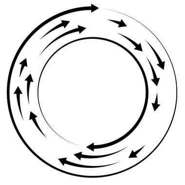 Renkli dairesel, oklu eşmerkezli çemberler. Radikal, yayılan ok çizgileri. Girdaplar, girdaplar, girdaplar, girdaplar, girdaplar, girdaplar ve girdaplar..