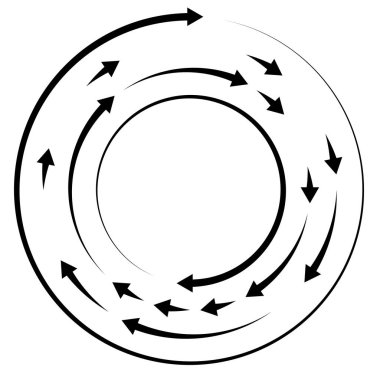 Renkli dairesel, oklu eşmerkezli çemberler. Radikal, yayılan ok çizgileri. Girdaplar, girdaplar, girdaplar, girdaplar, girdaplar, girdaplar ve girdaplar..