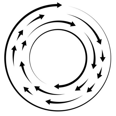 Renkli dairesel, oklu eşmerkezli çemberler. Radikal, yayılan ok çizgileri. Girdaplar, girdaplar, girdaplar, girdaplar, girdaplar, girdaplar ve girdaplar..