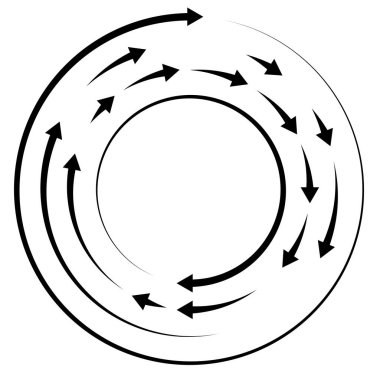 Renkli dairesel, oklu eşmerkezli çemberler. Radikal, yayılan ok çizgileri. Girdaplar, girdaplar, girdaplar, girdaplar, girdaplar, girdaplar ve girdaplar..