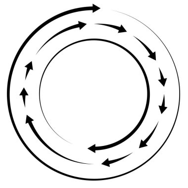 Renkli dairesel, oklu eşmerkezli çemberler. Radikal, yayılan ok çizgileri. Girdaplar, girdaplar, girdaplar, girdaplar, girdaplar, girdaplar ve girdaplar..
