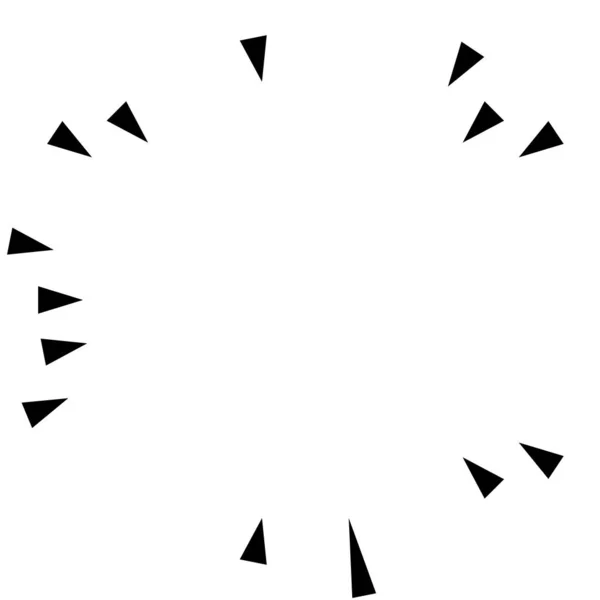 Lignes Radiales Rayonnantes Effet Lueur Paillettes Éclat Éclat Starburst Coup — Image vectorielle