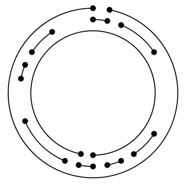 同心线 节理圆 — 图库矢量图片