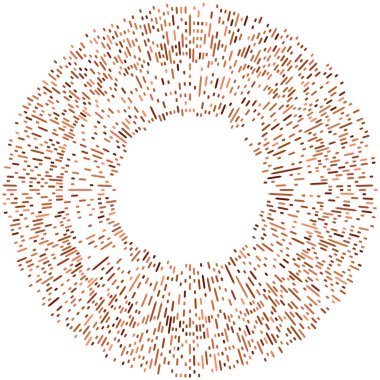 Radikal, yayılan çizgiler. Radyasyon, patlama, parıltı, parıltı ve parıltı efekti. Soyut patlama, aurora, aura etkisi stok vektör çizimi, klip- sanat grafikleri.