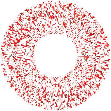 Radikal, yayılan çizgiler. Radyasyon, patlama, parıltı, parıltı ve parıltı efekti. Soyut patlama, aurora, aura etkisi stok vektör çizimi, klip- sanat grafikleri.