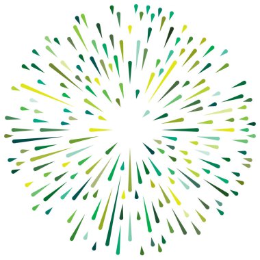 Radikal, yayılan çizgiler. Radyasyon, patlama, parıltı, parıltı ve parıltı efekti. Soyut patlama, aurora, aura etkisi stok vektör çizimi, klip- sanat grafikleri.